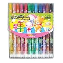 Mungyo Twist up crayons-12 Assorted Colors