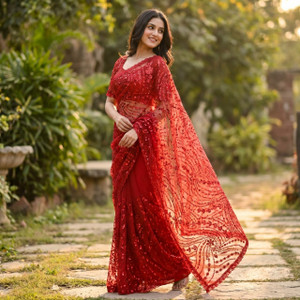 Munir Clothing Embellished Embroidered Floral Print Printed
