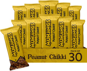 munjings peanut candy bar healthy crunch zero preservatives made with jaggery chikki 450 g