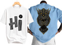 MUNNKEY Self Design Men Round Neck Dark