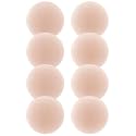 MUQU Nipple Covers Breast - No Show Pasties Reusable Women Sticky Seamless Silicone Breast Covers 4 Pairs Petals