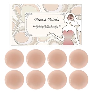 muqu womens silicone pasties adhesive bra reusable 2 4 pair invisible silicone nipple cover