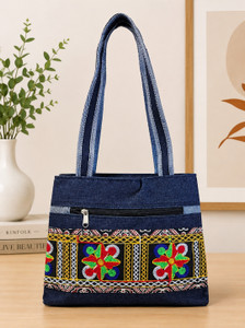 Mural Women Blue Tote
