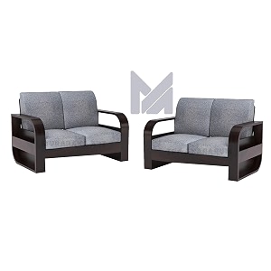 sheesham wood 4 seater sofa set for living room furniture wooden sofa set 4 seater for home amp office 22 sofa walnut finish  4 seater wooden sofa