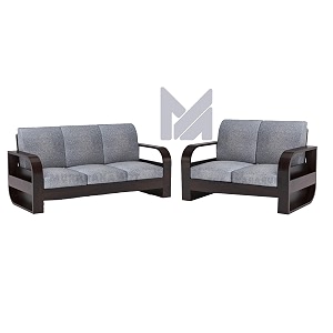 sheesham wood 5 seater sofa set for living room furniture wooden sofa set 5 seater for home amp office 32 sofa walnut finish  5 seater wooden sofa