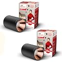 Murphy 15W Black Body Cylindrical Surface Mounted Spot Light Down Light (Warm White, Pack of 2)(Aluminium)