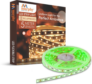 murphy 300 leds 5 m green steady strip rice lights