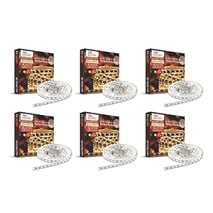 murphy 35w led strip 2835 high lumen cove light 5 metre 120 ledmtr cool white pack of 6 with 12v dc 3amp driver