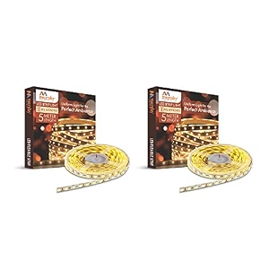murphy 35w led strip 2835 high lumen cove light 5 metre 120 ledmtr warm white pack of 2 with 12v dc 3amp driver