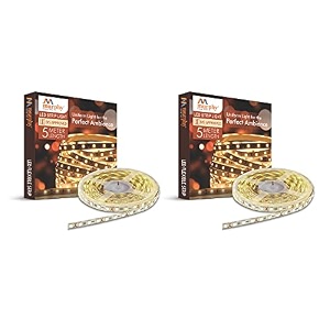 murphy 35w led strip 2835 high lumen cove light 5 metre 120 ledmtr natural white pack of 2 with 12v dc 3amp driver