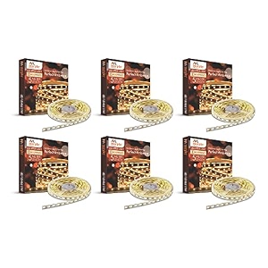 murphy 35w led strip 2835 high lumen cove light 5 metre 120 ledmtr natural white pack of 6 with 12v dc 3amp driver