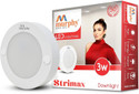 MURPHY 3W Strimax Surface LED Light – Cool White | Flush Mount – Pack of 1 Ceiling Light Ceiling Lamp