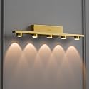 Murphy 5-Glow Goldray|LED Mirror/Vanity Light|- Luxurious Gold Finish|Warm White, 2-Year Warranty-Pack of 2