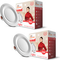 MURPHY 6W Bright LED Downlight – Warm White, 3-Inch Junction Box Compatible -Pack of 2 Ceiling Light Ceiling Lamp