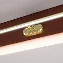 Murphy 6W Colour Changing 3in1 Brass Finish LED Mirror Light (Cool White, Warm White, Neutral White) | Adjustable Angle | Modern Vanity/Dressing/Bathroom Wall Light-Pack of 4