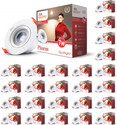 MURPHY 7W Phocus LED Spot Round Panel Conceal Box Down Light(Pack of 25, Warm White) Ceiling Light Ceiling Lamp