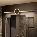Murphy Aluminium Sun Model 16+2W With Black Finish Led Picture Photo Frame Light/Bathroom Dressing Table Light With 3 Color Changing Light (White,Warm White And Natural White), Pack Of 5