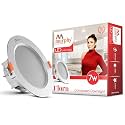 Murphy Flora 7W LED Down Light, Nautral White Light, Round, Pack of 1, Recessed Ceiling LED Light, Suited for 3 inch Junction Box (2 Years Warranty)