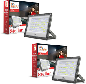 murphy steller led 100w led flood light ip65 rated outdoor light pack of 2 cool white flood light outdoor lamp black