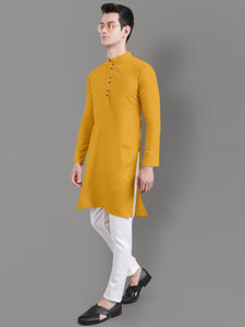 murta men cotton blend kurta pyjama set
