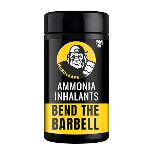 muscleape smelling salt  ammonia inhalant for instant focus amp insane pump  most potent ammonia inhalant for pro lifters open-sniff-bend the bar-repeat powerlifting weightliftinggym amp all other sports