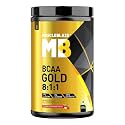 MuscleBlaze BCAA Gold 8:1:1 Powder, Raspberry Lemonade (60 Servings, 450g) | With Higher Leucine, Electrolytes & Glutamine