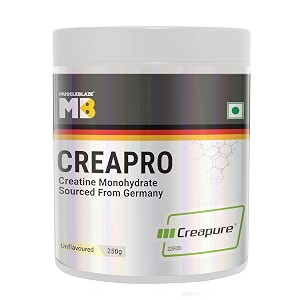 muscleblaze creapro creatine monohydrate powder unflavoured 250g