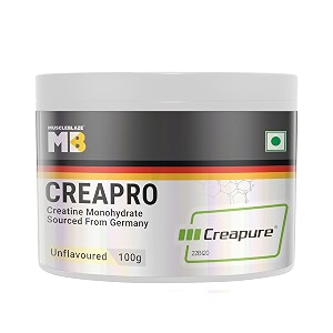 muscleblaze creapro creatine monohydrate powder unflavoured 100g