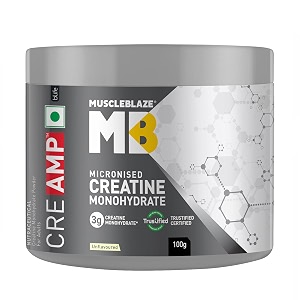 muscleblaze micronised creatine monohydrate creamp powder 400g  shaker