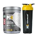 MuscleBlaze Micronised Creatine Monohydrate CreAMP Powder, 320g + Shaker