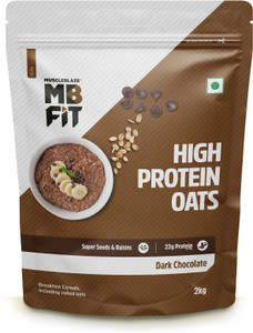 muscleblaze high protein oats gluten free dark chocolate pouch 2 kg