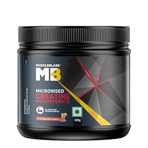 muscleblaze micronized creatine monohydrate powder fruit splash 80 servings 320g