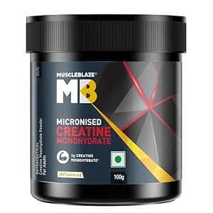 muscleblaze micronized creatine monohydrate powder unflavoured 33 servings 100g
