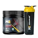 MuscleBlaze Micronized Creatine Monohydrate Powder, Unflavoured (83 Servings, 250g) with Shaker Combo | Trustified Certified Creatine