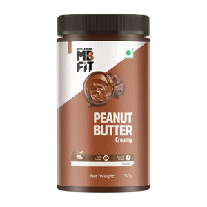 muscleblaze chocolate peanut butter creamy high protein no trans fat energy booster 750 g