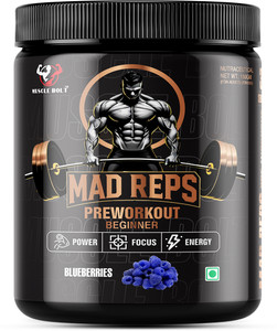 MUSCLEBOLT Beginners Pre-Workout Supplement Creatine MonohydrateBeta-Alanine30 Servings