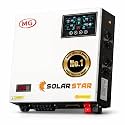 MuscleGrid Solar Star 6.2kW Hybrid Solar Inverter, 48V DC, Pure Sine Wave, Smart Temperature Control, WiFi + Bluetooth Monitoring, Supports Lithium & Lead Acid Batteries