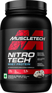 muscletech nitrotech 30g protein 3g creatine monohydrate ultimate muscle building formula whey protein
