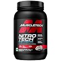 MuscleTech Nitro-Tech Whey Protein, 450g, Cookies &amp; Cream, 30g Protein, 3g creatine monohydrate, 6.7g BCAA, ultimate muscle building formula, increase strength &amp; performance