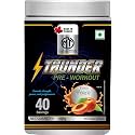 MUSCLETRAIL Thunder Pre Workout - Amino Energy Supplement for Men and Women | 40 Servings | (Imported, Made In Canada) (fuzzy peach flavour)