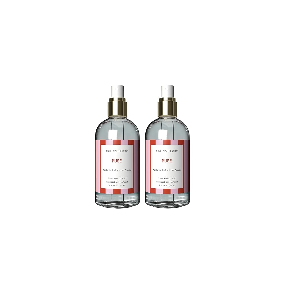 Muse Essentials Muse Apothecary Flush Ritual - Aromatic & Refreshing Toilet Spray, Use ...
