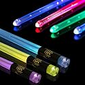 Musfunny Light Up Drum Sticks, Rechargeable 15 LED Color Changing