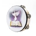 Musfunny Tambourine Musical Instrument for Church: Double Row Jingles