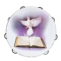 Musfunny Tambourine Musical Instrument for Church: Double Row Jingles