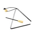 Musfunny Triangle Musical Instrument with Striker, Rhythm Hand Percussion