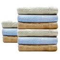 Mush 100% Bamboo Face Towel | Ultra Soft, Absorbent, &amp; Quick Dry Towels for Facewash, Gym, Travel | Suitable for Sensitive/Acne Prone Skin | 13 x 13 Inches | 500 GSM (Pack of 9 Assorted)