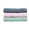 Mush 100% Bamboo Face Towel | Ultra Soft, Absorbent, &amp; Quick Dry Towels for Facewash, Gym, Travel | Suitable for Sensitive/Acne Prone Skin | 13 x 13 Inches | 500 GSM (Green,Pink,Grey)