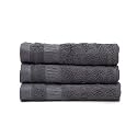 Mush 100% Bamboo Face Towel | Ultra Soft, Absorbent, &amp; Quick Dry Towels for Facewash, Gym, Travel | Suitable for Sensitive/Acne Prone Skin | 13 x 13 Inches | 500 GSM Pack of 3- Grey
