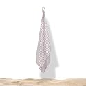 Mush Grab &amp; Go Bamboo Beach Towel | 100% Bamboo Bath Towel for Beach, Hiking &amp; Trips | Compact Towel with Travel Bag | 60x120 cms, 250 GSM Quick Dry, Featherlight &amp; Sand-Resistant Towel | Grey
