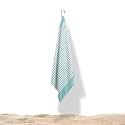 Mush Grab &amp; Go Bamboo Beach Towel | 100% Bamboo Bath Towel for Beach, Hiking &amp; Trips | Compact Towel with Travel Bag | 60x120 cms, 250 GSM Quick Dry, Featherlight &amp; Sand-Resistant Towel | Aqua
